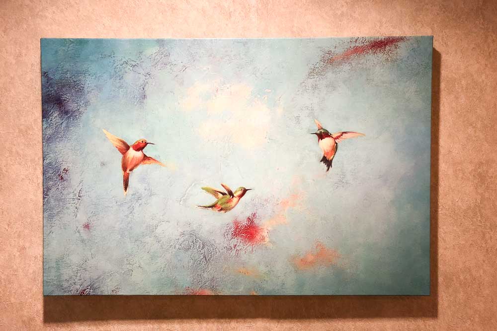 Office Artwork (Hummingbirds)